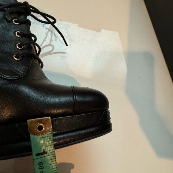 Chanel Platform Lace Up Booties - Picture 11 of 12